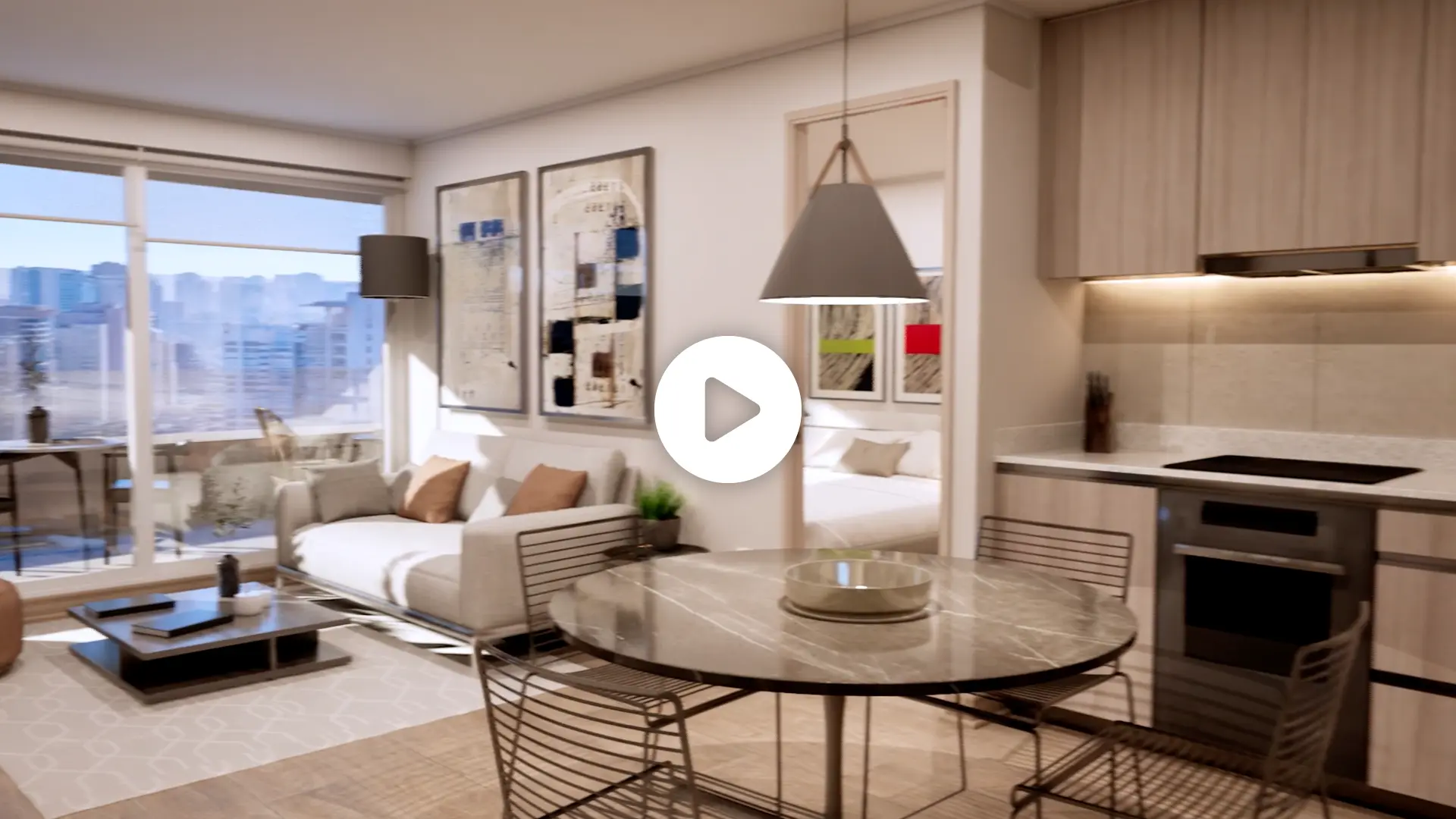 VVenta de departamento en Reñaca, Viña del Mar con vista al mar, 2 dormitorios y 2 baños Tipo C de Makroplaza - video