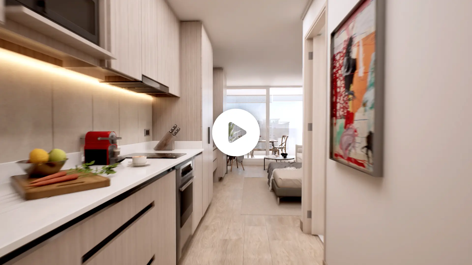 Venta de departamento tipo estudio en Reñaca, Viña del Mar de Makroplaza - Video